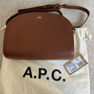A.P.C. demi lune bag in Brown